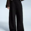 Pantalones de felpa con cordones
