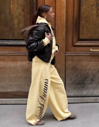 Pantalones de felpa con estampado