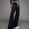 Pantalones de jersey de felpa