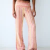 Pantalones de lino a rayas Pantalones de lino a rayas