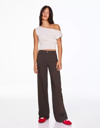 Pantalones de pierna ancha