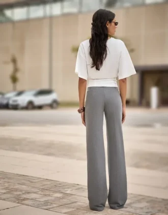 Pantalones de pierna ancha
