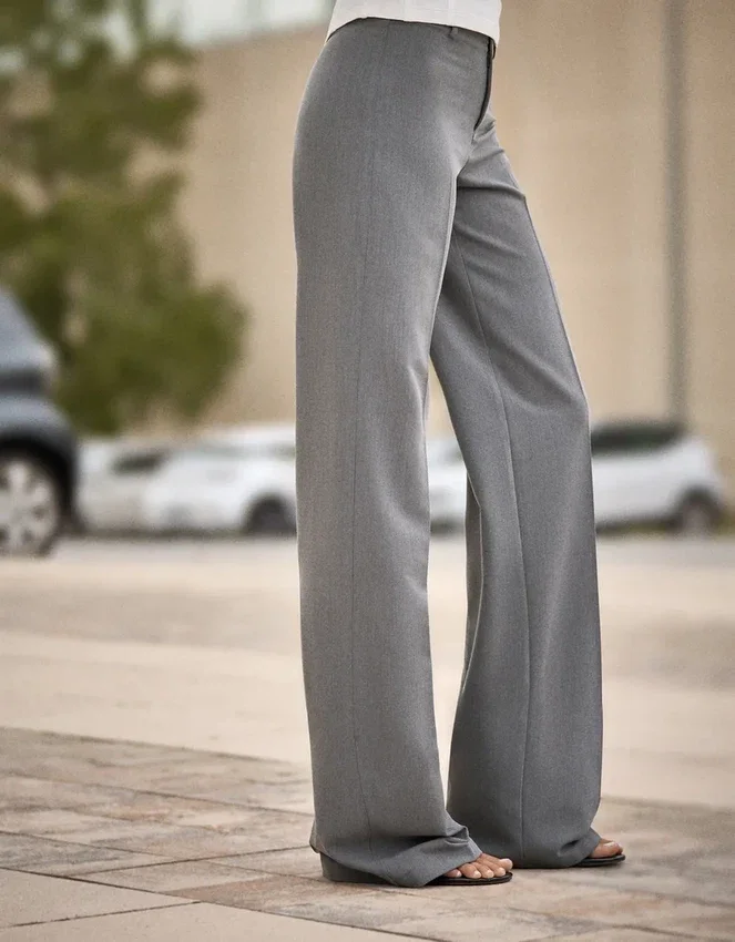 Pantalones de pierna ancha Pantalones de pierna ancha