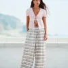 Pantalones de tiro bajo a cuadros