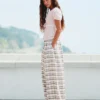 Pantalones de tiro bajo a cuadros