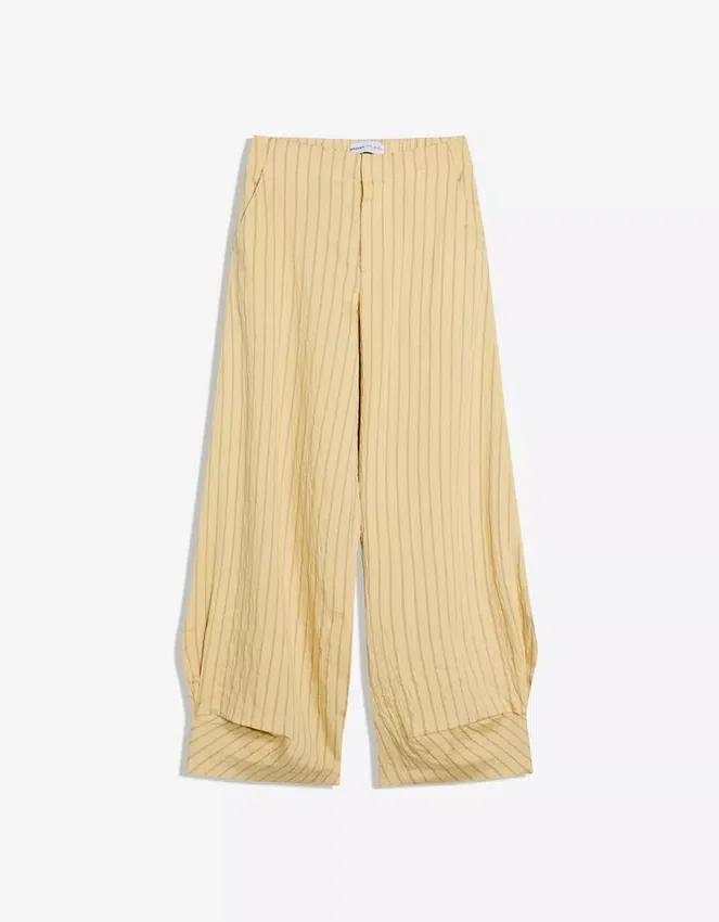 Pantalones fluidos a rayas – Mujer Pantalones fluidos a rayas – Mujer