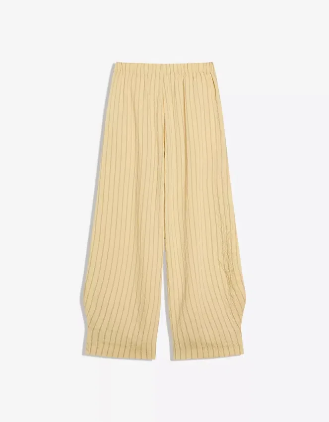 Pantalones fluidos a rayas – Mujer Pantalones fluidos a rayas – Mujer
