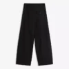 Pantalones plisados con doble botón Pantalones plisados con doble botón