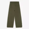 Pantalones plisados con doble botón – Pantalones
