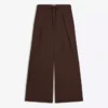 Pantalones rústicos Wide Leg con pliegues