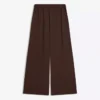 Pantalones rústicos Wide Leg con pliegues