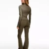Pantalones técnicos acampanados con cintura remangada – Pantalones Pantalones técnicos acampanados con cintura remangada – Pantalones