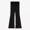 Pantalones técnicos acampanados con vuelta en la cintura – Pantalones – Mujer