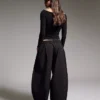 Pantalones técnicos plisados Pantalones técnicos plisados