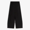 Pantalones voluminosos de doble tejido