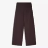 Pantalones voluminosos de doble tejido