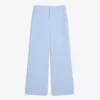 Pantalones voluminosos de doble tejido