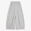 Pantalones Wide Leg con efecto neopreno y cordones – #Bershkastyle – Mujer