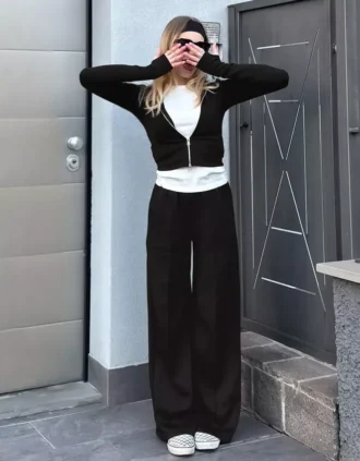 Pantalones Wide Leg suaves