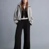 Pantalones Wide Leg suaves – Pantalones – Mujer