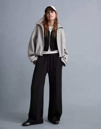 Pantalones Wide Leg suaves – Pantalones – Mujer