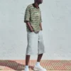 Polo de manga corta a rayas con bordado – Camisetas y polos Polo de manga corta a rayas con bordado – Camisetas y polos