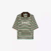 Polo de manga corta a rayas con bordado – Camisetas y polos Polo de manga corta a rayas con bordado – Camisetas y polos