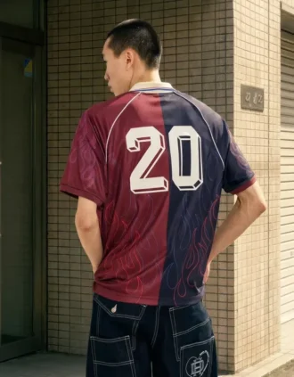 Polo de manga corta estampado