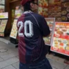 Polo de manga corta estampado