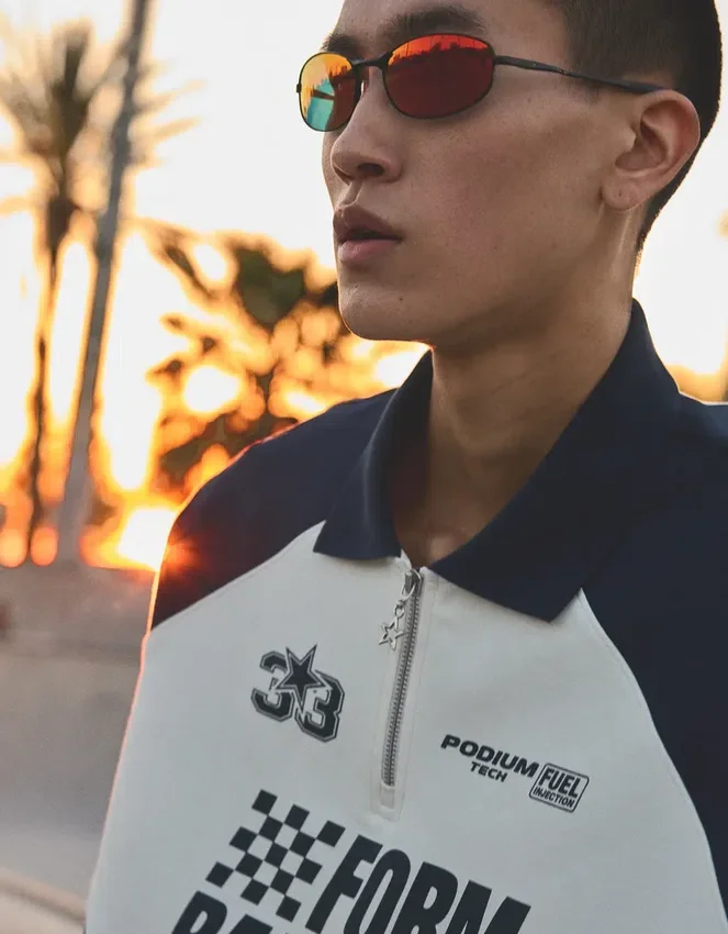 Polo de manga corta Interlock Racing – Bershka Lovers Polo de manga corta Interlock Racing – Bershka Lovers