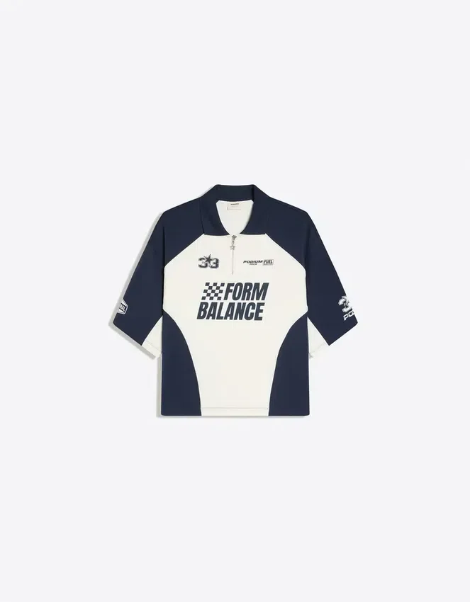 Polo de manga corta Interlock Racing – Bershka Lovers Polo de manga corta Interlock Racing – Bershka Lovers