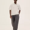 Polo de pantalón corto bordado – Camisas – Hombre Polo de pantalón corto bordado – Camisas – Hombre