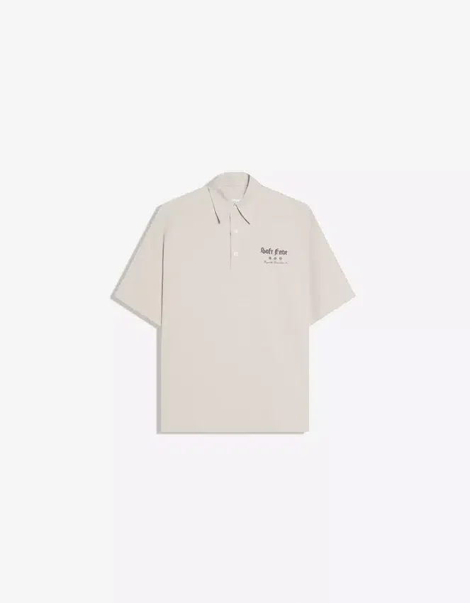Polo de pantalón corto bordado – Camisas – Hombre Polo de pantalón corto bordado – Camisas – Hombre