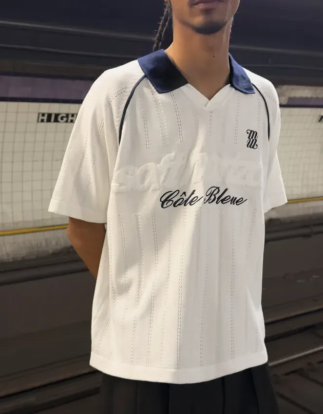 Polo deportivo retro en contraste – Camisetas y polos Polo deportivo retro en contraste – Camisetas y polos