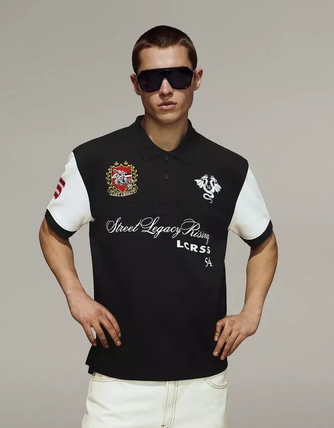 Polo estampado de manga corta – Camisetas y polos Polo estampado de manga corta – Camisetas y polos