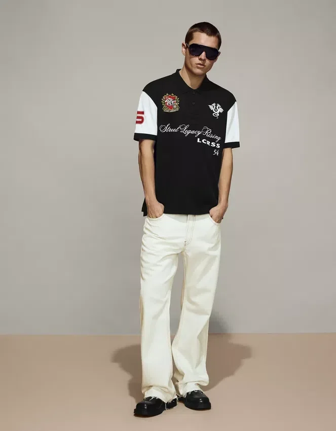 Polo estampado de manga corta – Camisetas y polos Polo estampado de manga corta – Camisetas y polos