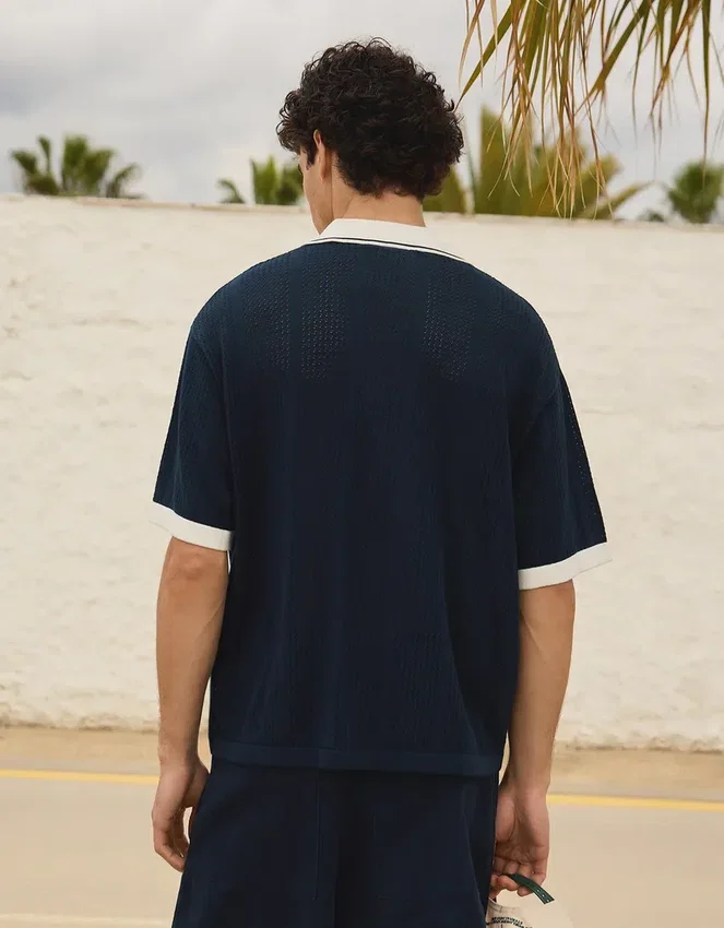 Polo estampado de manga corta – Camisetas y polos – Hombre Polo estampado de manga corta – Camisetas y polos – Hombre
