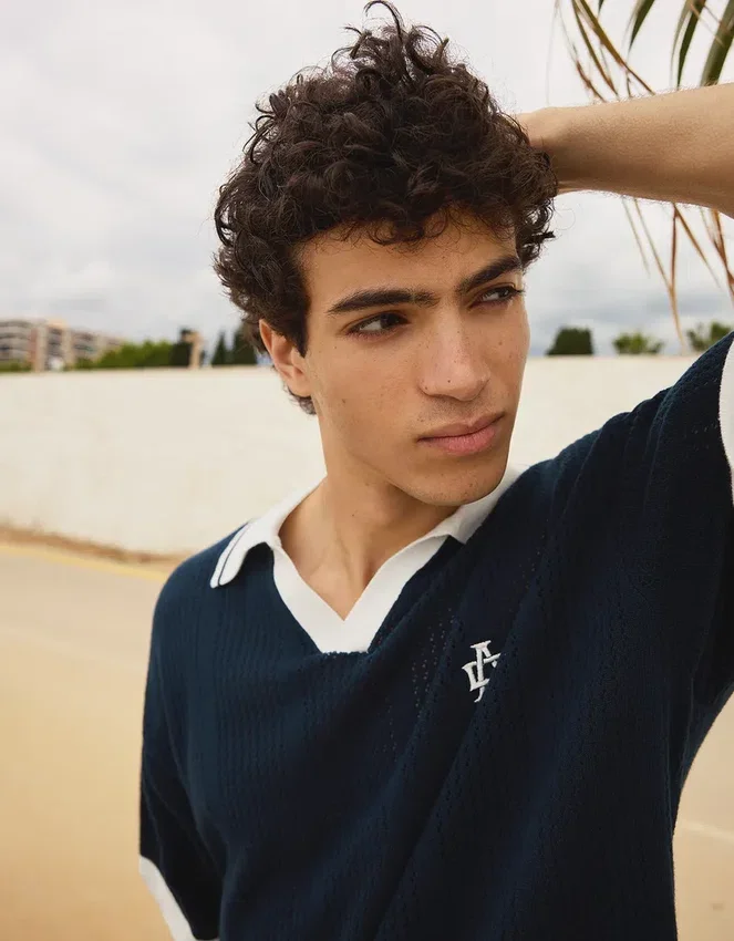 Polo estampado de manga corta – Camisetas y polos – Hombre Polo estampado de manga corta – Camisetas y polos – Hombre
