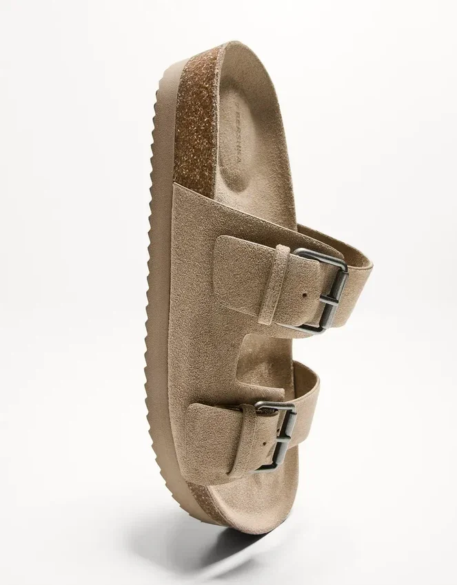 Sandalias planas con hebilla – Zapatos Sandalias planas con hebilla – Zapatos