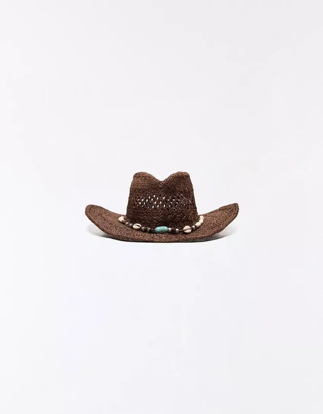 Sombrero de vaquero con detalle de concha Sombrero de vaquero con detalle de concha
