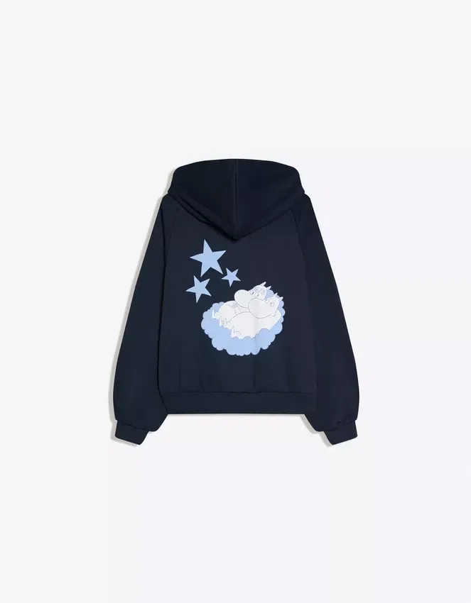 Sudadera con capucha con estampado de Moomin Sudadera con capucha con estampado de Moomin