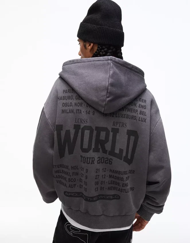 Sudadera con capucha de corte Fit estampada – Sudaderas y jerséis con capucha Sudadera con capucha de corte Fit estampada – Sudaderas y jerséis con capucha