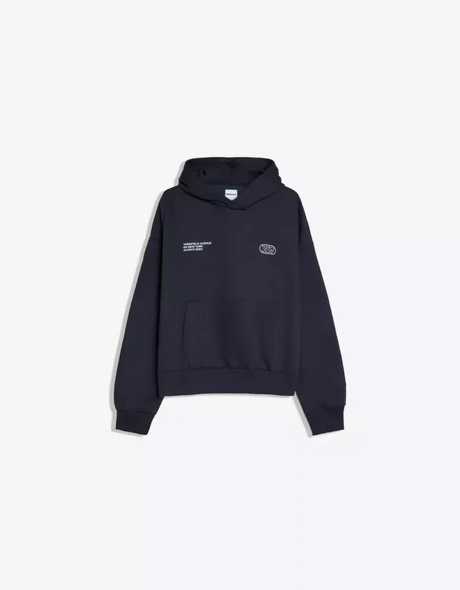 Sudadera con capucha de corte holgado y bordado – Sudaderas y jerséis con capucha Sudadera con capucha de corte holgado y bordado – Sudaderas y jerséis con capucha
