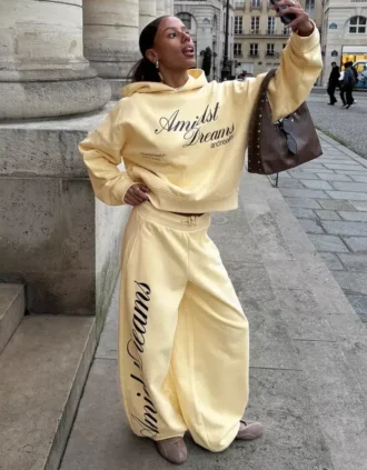 Sudadera con capucha estampada