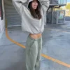 Sudadera con capucha estampada
