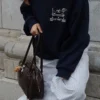Sudadera con capucha estampada