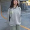 Sudadera con capucha estampada