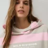 Sudadera con capucha estampada