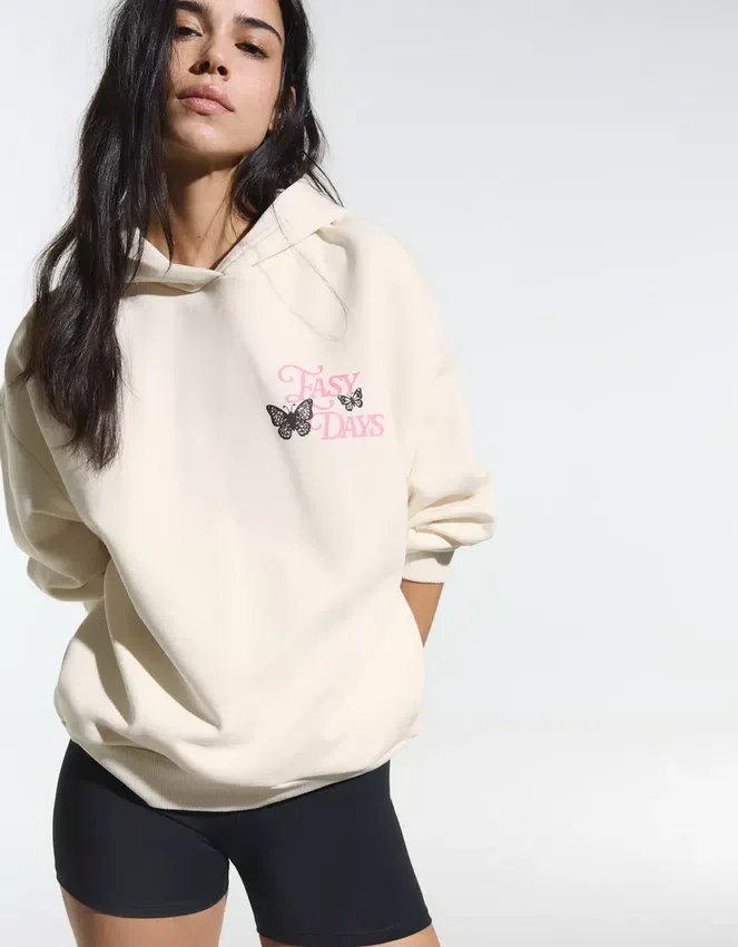Sudadera con capucha estampada Sudadera con capucha estampada