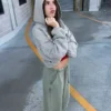 Sudadera con capucha estampada